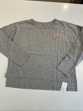 Tea Collection Girls Let Your Little Light Shine Namaste Graphic Tee Size 14